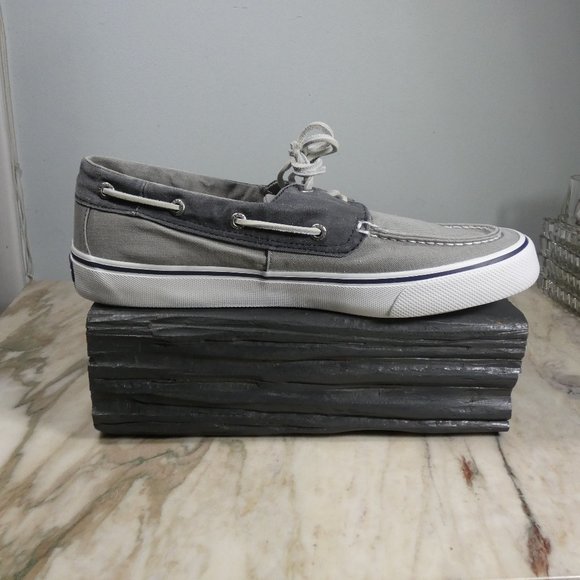 Sperry Men's Bahama II Boat Shoe, SW Grey/Navy, 11 M US - Picture 2 of 9